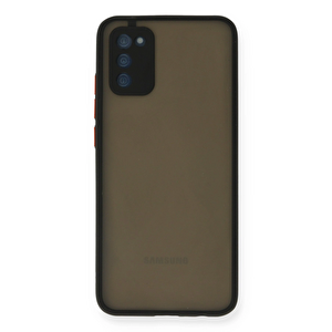 Evimdeyokyok Samsung Galaxy A02s Kılıf Montreal Silikon Kapak - Siyah