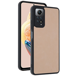 Evimdeyokyok Xiaomi Redmi Note 12 Pro 4g Kılıf Aras Deri Kapak - Pudra