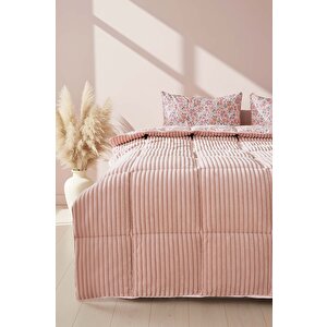 Pembe Bahar Tek Kişilik Tresa Uyku Seti