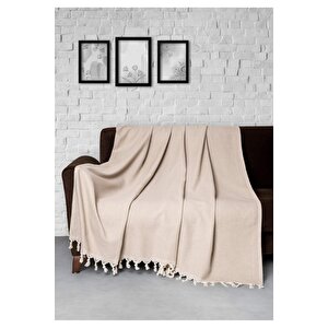 Trendy Koltuk Örtüsü Bej 2'li Set 170x300cm