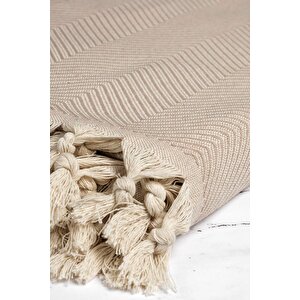 Trendy Koltuk Örtüsü Bej 2'li Set 170x300cm