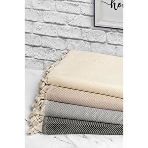 Trendy Koltuk Örtüsü Gri 2'li Set 170x230cm