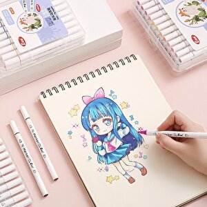 48 Adet Slim Marker Kalem Seti
