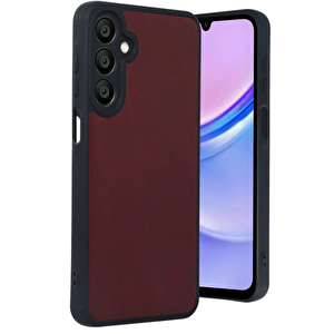 Evimdeyokyok Samsung Galaxy A55 5g Kılıf Aras Deri Kapak - Bordo