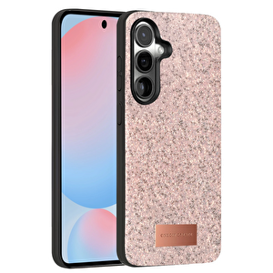 Evimdeyokyok Onegif Samsung Galaxy S24 Plus Bright Simli Kapak - Pembe
