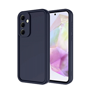 Evimdeyokyok Samsung Galaxy A36 Kılıf Viera Silikon - Lacivert