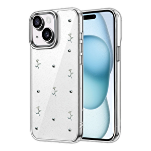 Evimdeyokyok Apple İphone 15 Fiyonk Desenli Kapak - Desen 4