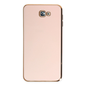 Evimdeyokyok Samsung Galaxy J7 Prime Kılıf Volet Silikon - Pembe