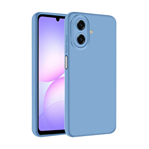 Evimdeyokyok Samsung Galaxy A07 4g Nano İçi Kadife Silikon - Mavi
