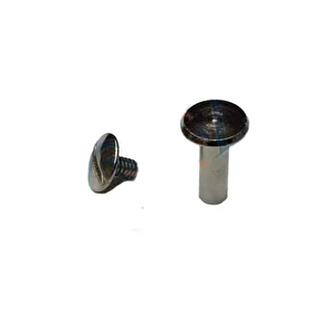 Cilt Menü, Katalog, Kartela Vidası, 13mm - Nikel, 100 Adet T20