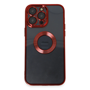 Evimdeyokyok Apple İphone 14 Pro Max Kılıf Slot Silikon - Kırmızı