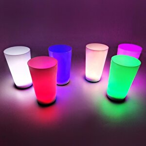 Evimdeyokyok Glow Partisi Bardakları 6 Renk 6 Adet 1.5 Oz T20