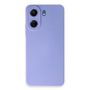 Evimdeyokyok Xiaomi Redmi 13c Kılıf Nano İçi Kadife Silikon - Lila