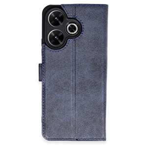 Evimdeyokyok Xiaomi Redmi 13 4g Kılıf Trend S Plus Kapaklı Kılıf - Lacivert