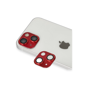 Evimdeyokyok Apple İphone 13 Pers Alüminyum Kamera Lens - Kırmızı T20