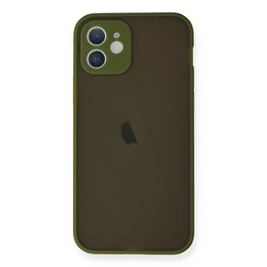 Evimdeyokyok Apple İphone 12 Mini Kılıf Montreal Silikon Kapak - Açık Yeşil
