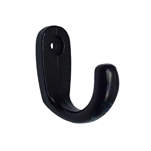 Büyük Tekli Fincan Askı, Dekor Askısı - Siyah, 100 Adet, 12x23x30 Mm T20