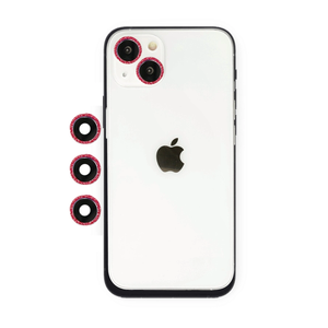 Evimdeyokyok Apple İphone 14 Shine Kamera Lens - Kırmızı T20