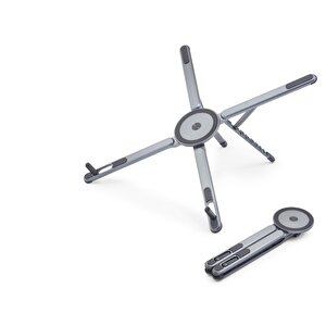 Evimdeyokyok Katlanir Manyeti̇k 360 Derece Döner Masaüstü Tablet Ve Laptop Standi Metal - Gümüş T20