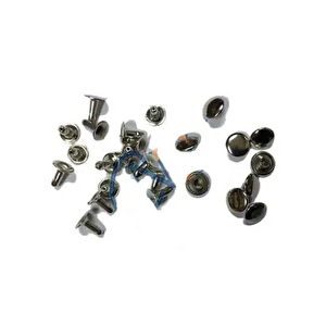 Rivet Perçin - 9mm, Nikel, 1000 Adet T20