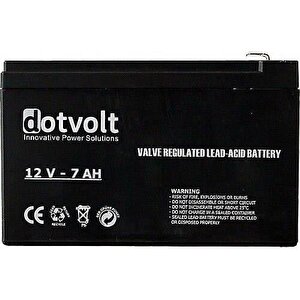 Dotvolt 12v 7amper Sc7-12 Kuru Tip Alarm Aküsü