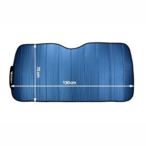 Michelin Mc3000 130x70cm Universal Balonlu Premium Ön Cam Güneşliği