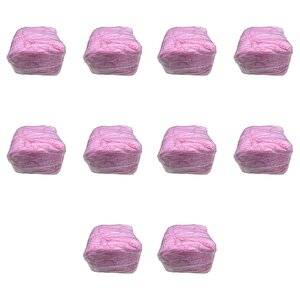 Omeyva Tek Kullanımlık İnce Galoş - Pembe - 400 Gr. - Ort. 500 Adetlik 10 Paket