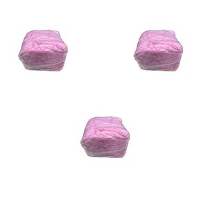 Omeyva Tek Kullanımlık İnce Galoş - Pembe - 400 Gr. - Ort. 500 Adetlik 3 Paket