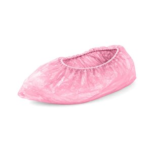Omeyva Tek Kullanımlık İnce Galoş - Pembe - 400 Gr. - Ort. 500 Adetlik 3 Paket