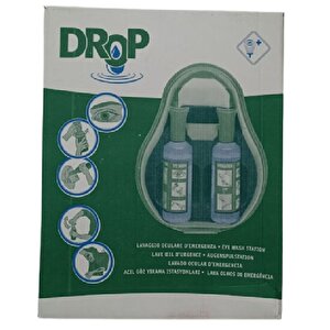 Göz Duşu Solüsyonu İstasyonu Set (braun Yeşil Kapak Göz Solusyon 500 Ml 2 Adet)