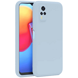 Evimdeyokyok Vivo Y53s Kılıf Nano İçi Kadife Silikon - Buz Mavi