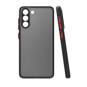 Evimdeyokyok Samsung Galaxy S21 Fe Kılıf Montreal Silikon Kapak - Siyah