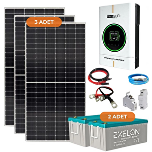 4 Kw Hazır Solar Enerji Paketi Exe-200-4
