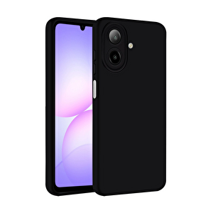 Evimdeyokyok Samsung Galaxy A07 4g Nano İçi Kadife Silikon - Siyah