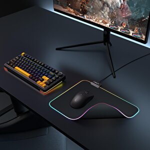 Mp-21 Pulsar M Rgb Ledli 252x328x3 Mm Siyah Oyuncu Mouse Pad