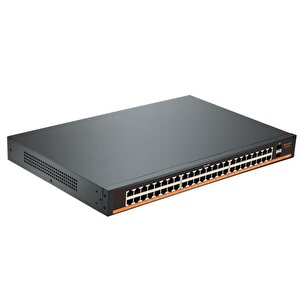 Tiwox Tp-g4820-poe800w 48 Port Gigabit + 2x 1gb Sfp Uplink Rackmount Poe Switch
