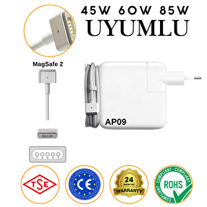 Apple Macbook Air Md760ll/a, Md760tu/a Magsafe 2  Adaptör Şarj Aleti