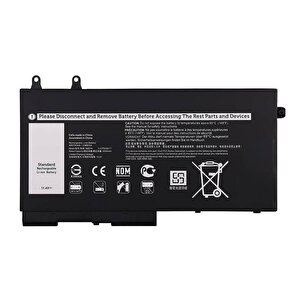 Dell Ile Uyumlu Precision 3550 Versiyon P80f, P80f002  Batarya Pil - 3 Cell