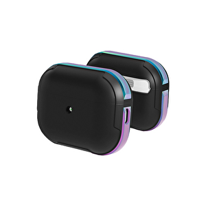 Evimdeyokyok Apple Airpods Pro 2 (2.nesil) Mo-a8 Armor Kılıf - Rainbow T20