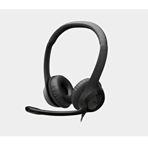 H390 Usb Mikrofonlu Kulaklık Siyah Headset 981-000406