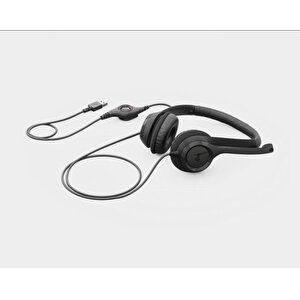 H390 Usb Mikrofonlu Kulaklık Siyah Headset 981-000406