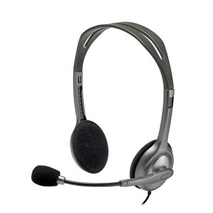 H111 Stereo 3.5mm Jack Gri Mikrofonlu Kulaklık 981-000593