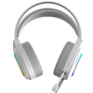 Gamebooster Hammer 7.1 Rainbow Beyaz Gaming Kulaklık H02w