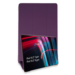 Evimdeyokyok Apple İpad 10.2 (7.nesil) Kılıf Tablet Smart Kılıf - Mor T20