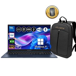 Vivobook 15 X1504va-bq4101 Atl45 Intel Core 5 120u 24gb Ram 512gb Ssd Win11pro 15.6'' Notebook + Çanta&mouse
