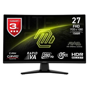 Mag 274cxf 27 1920x1080 280hz 0.5ms Hdmi Dp Freesync 1500r Curved Gaming Monitor