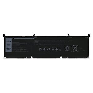Dell Inspiron 16 7630 2-in-1 Ile Uyumlu Notebook Bataryası Pili 3 Cell 56wh