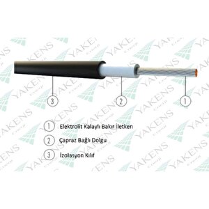 Mc4 Soketli Solar Kablo (5m+5m) 6mm Toplam 10 Metre Güneş Paneli Hazır Solar Kablo Seti Kırmızı Siyah