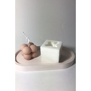 Mini Bubble Mum Silikon Kalıp, Mini Bubble Candle