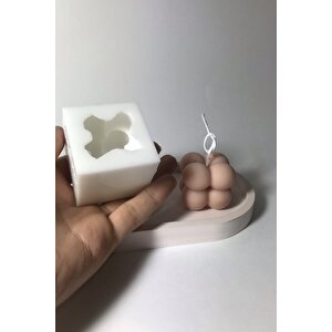 Mini Bubble Mum Silikon Kalıp, Mini Bubble Candle